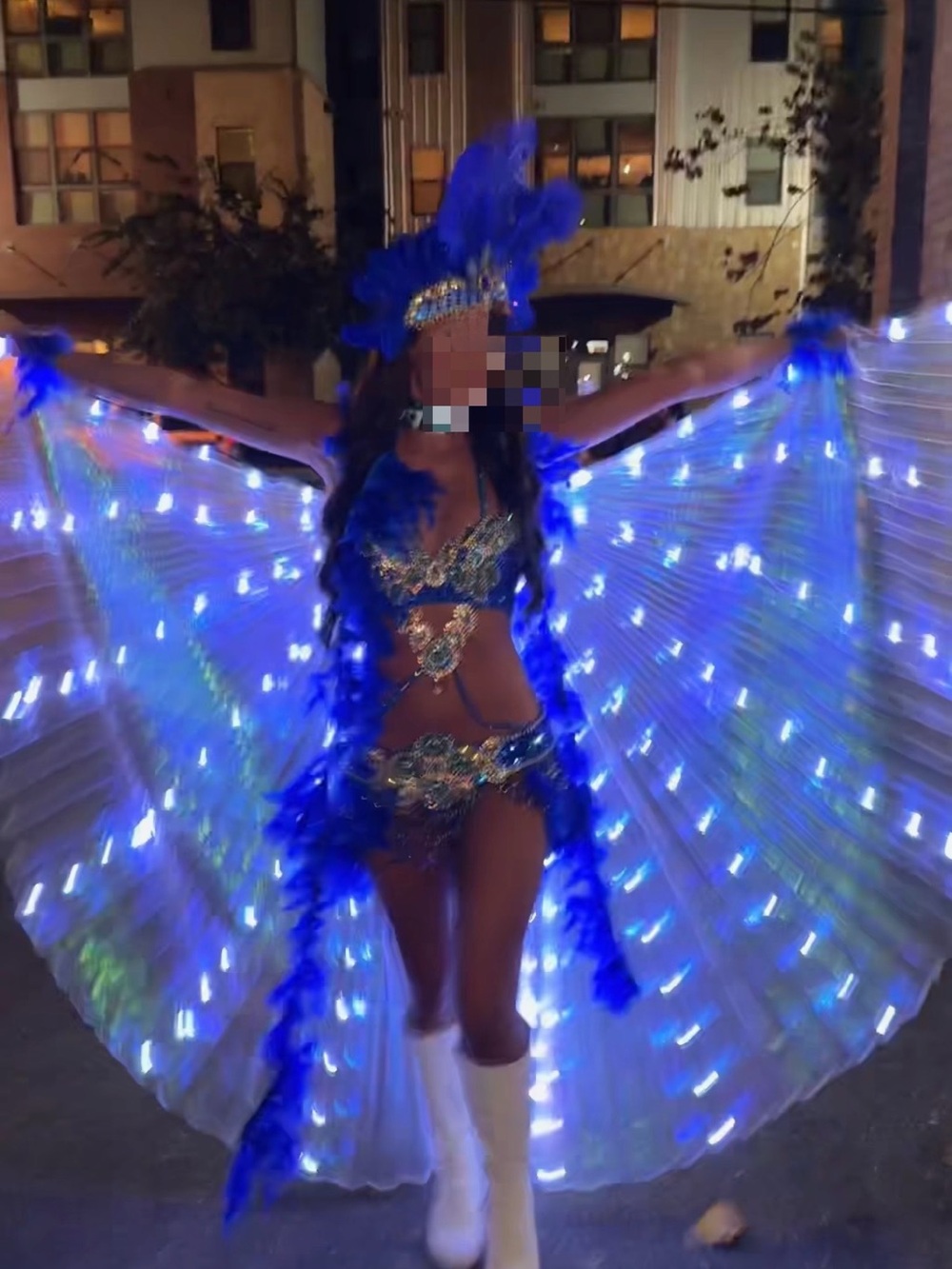 Light up Wings Costume